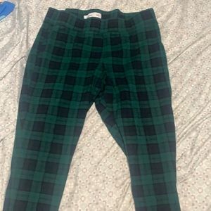 Old Navy Stevie High Rise Plaid Stretch leggings Pants